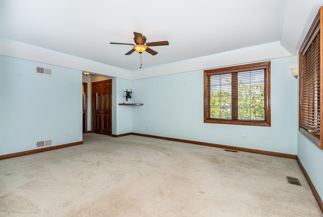 8741 W Blackthorne Way, Frankfort, IL 60423 - carpeted spare room featuring a ceiling fan and baseboards