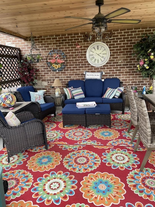 8741 W Blackthorne Way, Frankfort, IL 60423 - view of patio / terrace with an outdoor hangout area