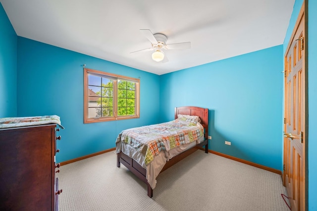 772 Wild Ginger Rd, Sugar Grove, IL 60554 - bedroom featuring a ceiling fan and carpet