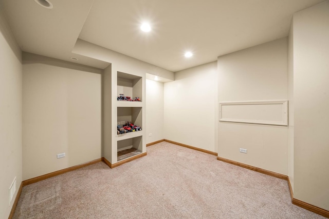 772 Wild Ginger Rd, Sugar Grove, IL 60554 - finished basement featuring carpet flooring, recessed lighting, and built in features