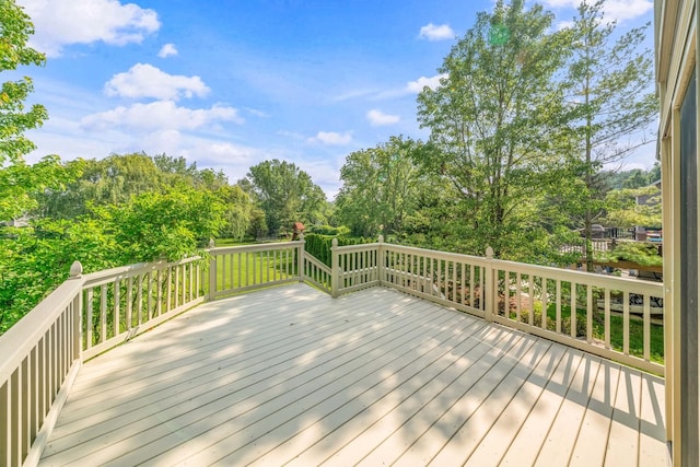 772 Wild Ginger Rd, Sugar Grove, IL 60554 - deck featuring view of scattered trees