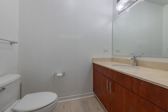 757 N Orleans St Unit 1104, Chicago, IL 60654 - bathroom with vanity and wood finished floors