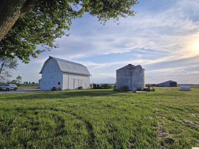 1749 N 1950th, Coatsburg, IL 62325 - view of grassy yard featuring a barn and an outdoor structure