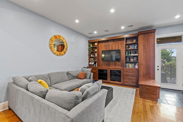 4317 N Kenneth Ave, Chicago, IL 60641 - living area with recessed lighting and light wood-type flooring