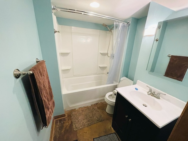 4317 N Kenneth Ave, Chicago, IL 60641 - full bathroom featuring vanity and shower / tub combo with curtain