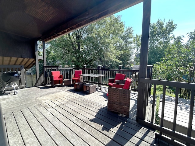 4317 N Kenneth Ave, Chicago, IL 60641 - deck with a grill