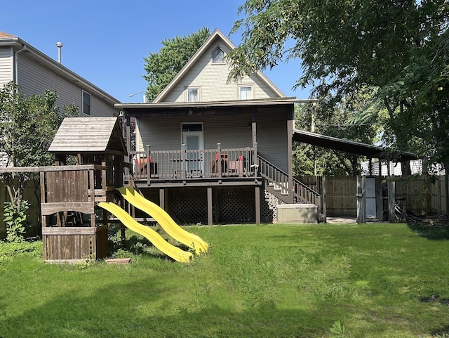 4317 N Kenneth Ave, Chicago, IL 60641 - back of property with a playground