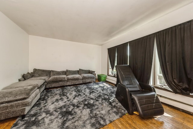 5623 S Hamilton Ave, Chicago, IL 60636 - living area with wood finished floors and a baseboard radiator