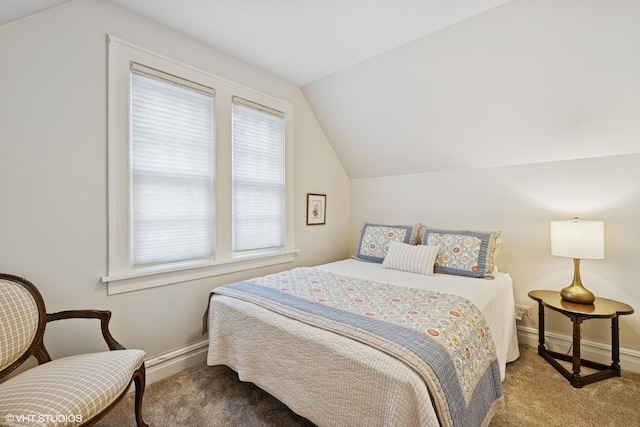 641 Highview Ter, Lake Forest, IL 60045 - carpeted bedroom with vaulted ceiling and baseboards