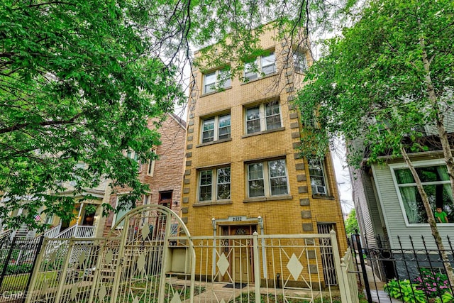 2832 N Mozart St, Chicago, IL 60618 - view of front facade with brick siding