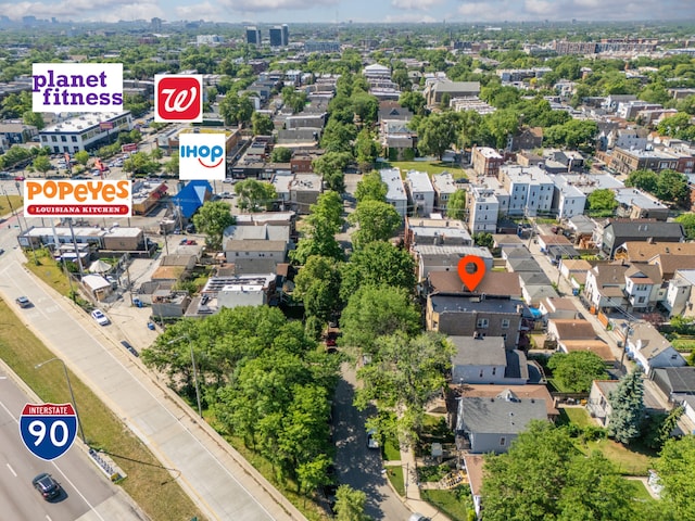 2832 N Mozart St, Chicago, IL 60618 - drone / aerial view