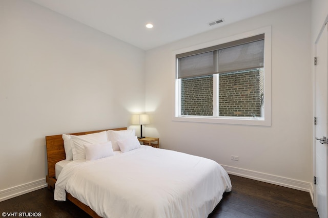 1522 W Huron St Unit 2W, Chicago, IL 60642 - bedroom with recessed lighting and dark wood-style flooring