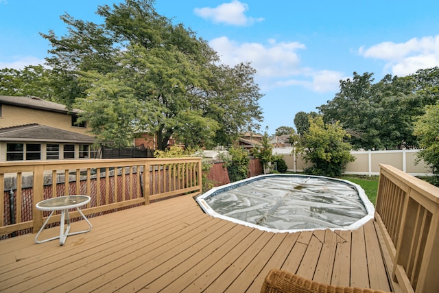 15301 Cherry Ln, Oak Forest, IL 60452 - wooden terrace featuring a fenced backyard