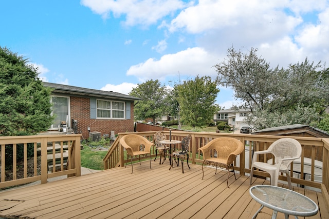 15301 Cherry Ln, Oak Forest, IL 60452 - view of wooden terrace