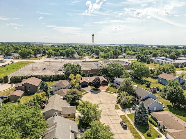 225 Mattek Ct, Dekalb, IL 60115 - aerial perspective of suburban area with a tree filled landscape