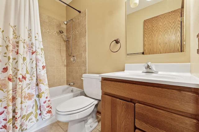 225 Mattek Ct, Dekalb, IL 60115 - full bath with vanity, shower / bath combo, and tile patterned floors