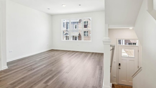 17317 Ulster Dr, Tinley Park, IL 60477 - entrance foyer with plenty of natural light and wood finished floors