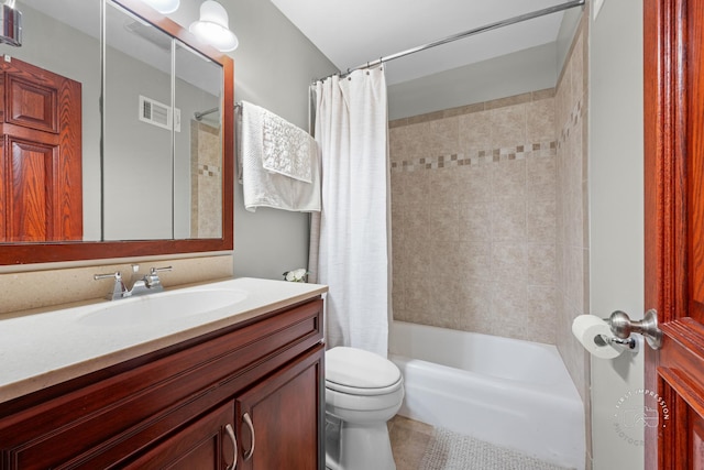502 Burning Tree Ln, Naperville, IL 60563 - full bathroom featuring vanity, shower / bath combo with shower curtain, and tile patterned floors