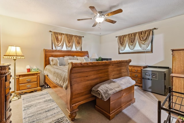 1934 Philip Dr, Dixon, IL 61021 - bedroom featuring light carpet and a ceiling fan