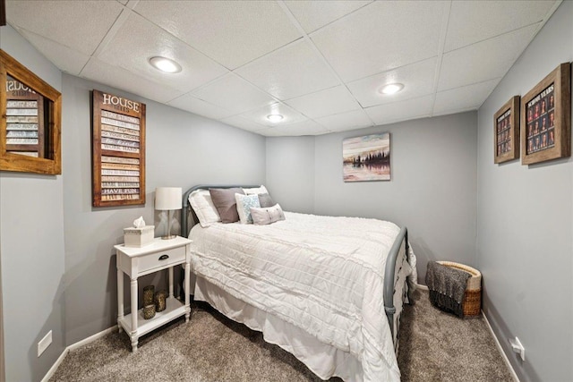 237 Carlisle Ave, Westmont, IL 60559 - carpeted bedroom with a paneled ceiling