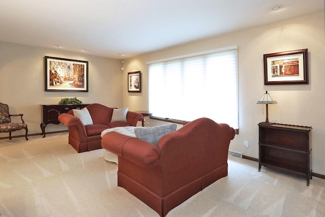 740 Ruskin Dr, Elk Grove Village, IL 60007 - living room featuring light colored carpet