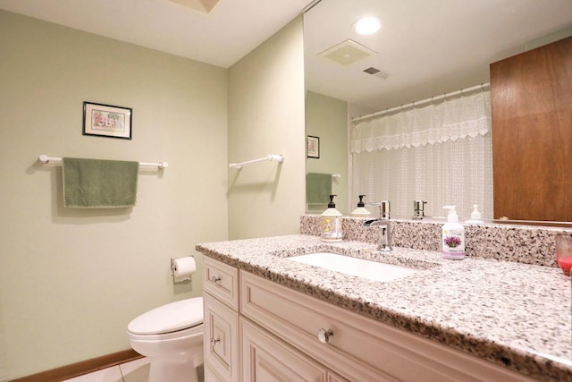 740 Ruskin Dr, Elk Grove Village, IL 60007 - bathroom with vanity and tile patterned floors