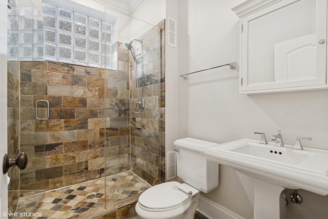 1949 W Nelson St Unit 1E, Chicago, IL 60657 - bathroom with a stall shower and toilet
