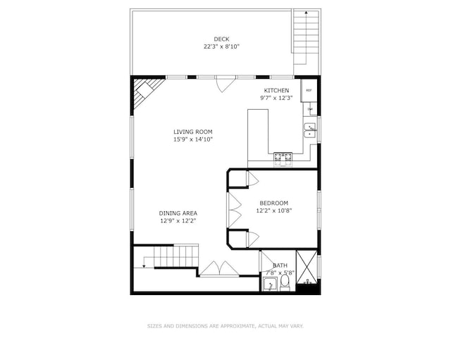 1949 W Nelson St Unit 1E, Chicago, IL 60657 - view of property floor plan