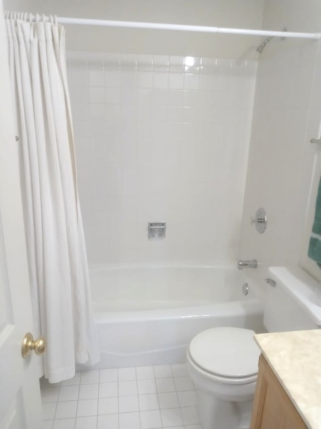 5434 Ashbrook Place -, Downers Grove, IL 60515 - full bath with vanity, shower / bath combo, and tile patterned flooring