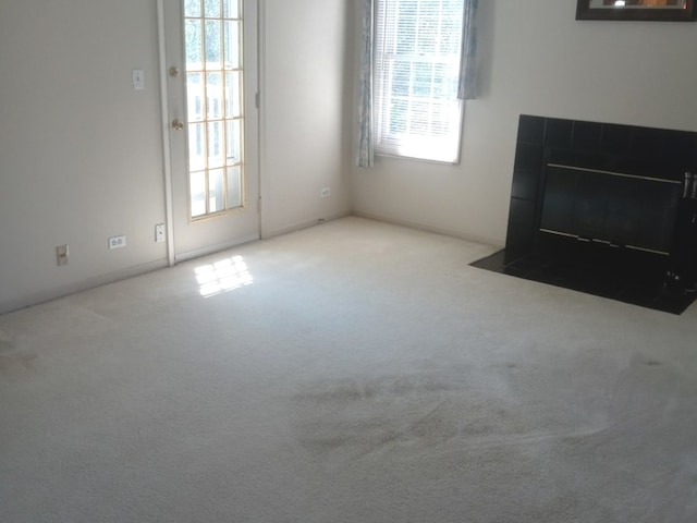 5434 Ashbrook Place -, Downers Grove, IL 60515 - unfurnished living room featuring carpet floors