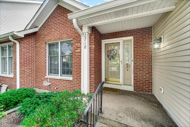 2718 Lake Side Cir, Joliet, IL 60431 - property entrance featuring brick siding