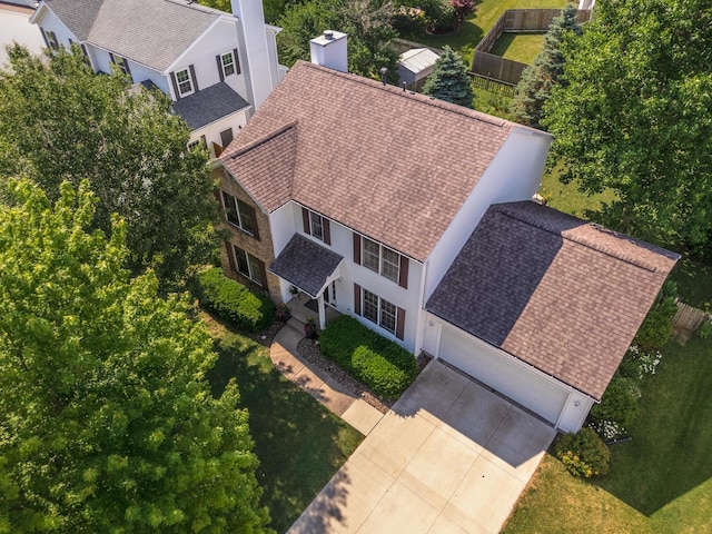 2805 Polo Rd, Bloomington, IL 61704 - view from above of property