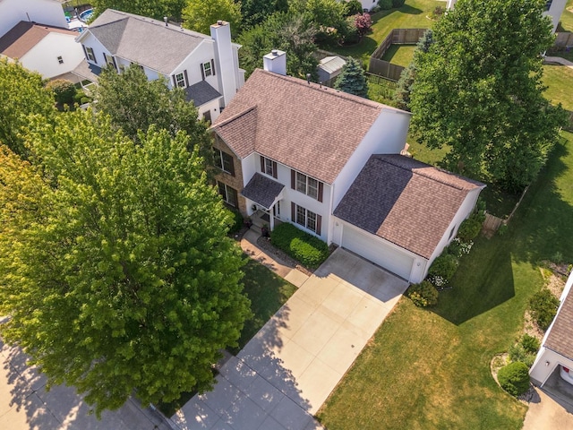 2805 Polo Rd, Bloomington, IL 61704 - aerial perspective of suburban area