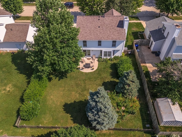 2805 Polo Rd, Bloomington, IL 61704 - view from above of property