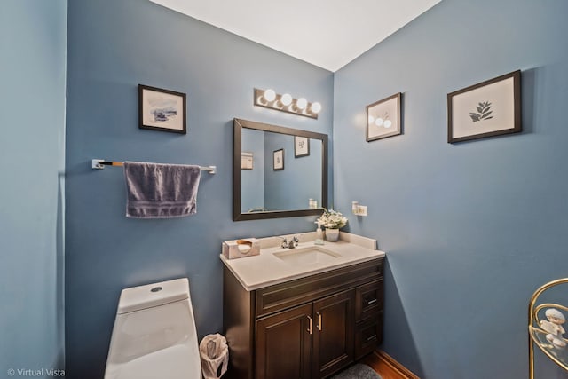 16206 Everdon Dr, Tinley Park, IL 60477 - half bath with vanity and toilet
