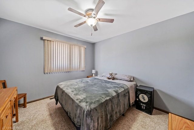 16206 Everdon Dr, Tinley Park, IL 60477 - bedroom featuring light colored carpet and ceiling fan