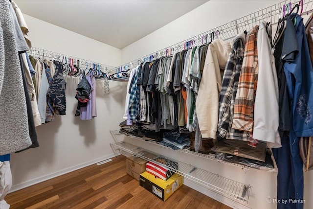25909 S Woodrush Way, Channahon, IL 60410 - spacious closet with wood finished floors