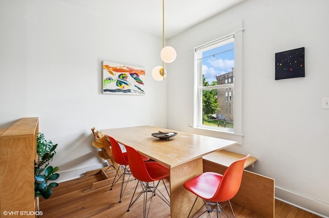 1510 W Cullerton St, Chicago, IL 60608 - dining room with baseboards and wood finished floors