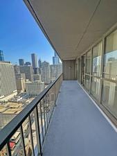 10 E Ontario St Unit 3912, Chicago, IL 60611 - balcony featuring a city view