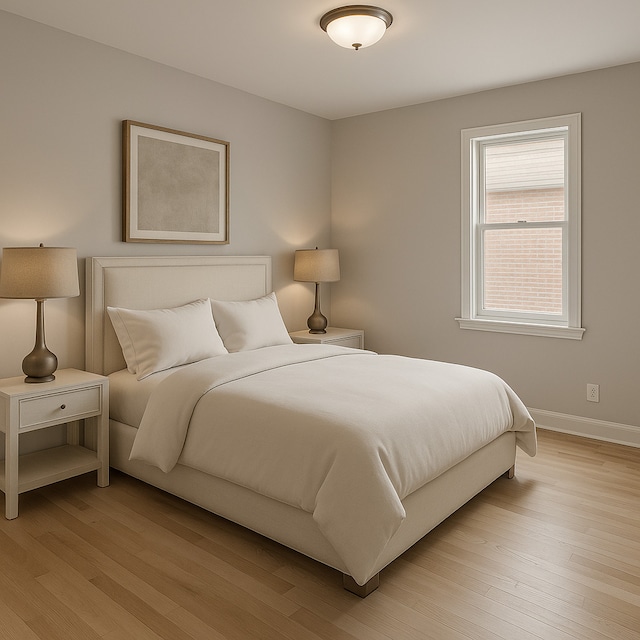 1428 N Central Ave, Chicago, IL 60651 - bedroom with light wood-type flooring