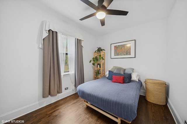 7639 N Greenview Ave Unit 1E, Chicago, IL 60626 - bedroom featuring wood finished floors and ceiling fan