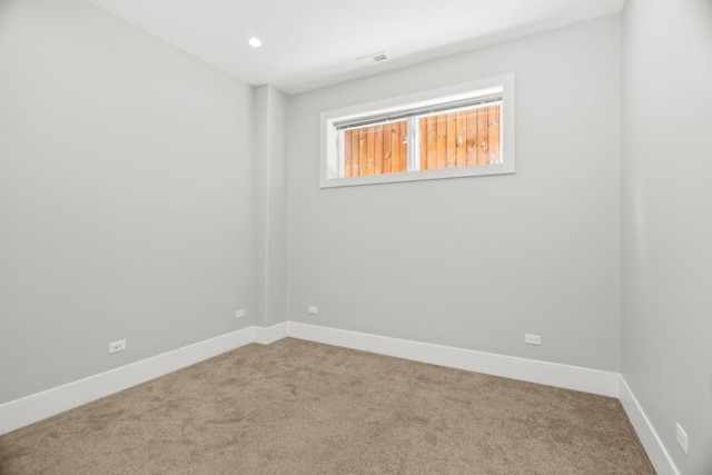 4133 N Kenmore Ave Unit 1N, Chicago, IL 60613 - unfurnished room with carpet floors and recessed lighting