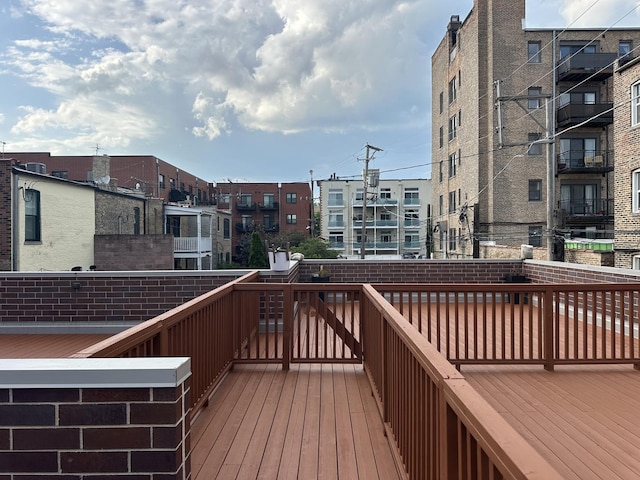 4133 N Kenmore Ave Unit 1N, Chicago, IL 60613 - deck featuring a residential view