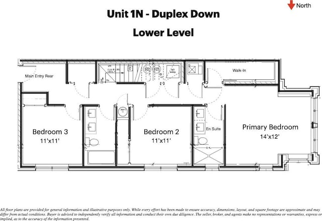 4133 N Kenmore Ave Unit 1N, Chicago, IL 60613 - view of home floor plan
