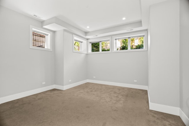 4133 N Kenmore Ave Unit 1N, Chicago, IL 60613 - carpeted spare room featuring baseboards and recessed lighting