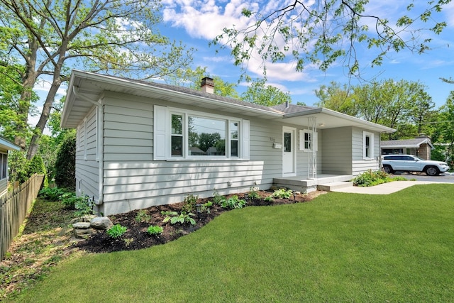 122 Tower Rd, Barrington, IL 60010 - ranch-style house featuring a chimney