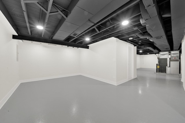 122 Tower Rd, Barrington, IL 60010 - finished below grade area with heating unit and baseboards
