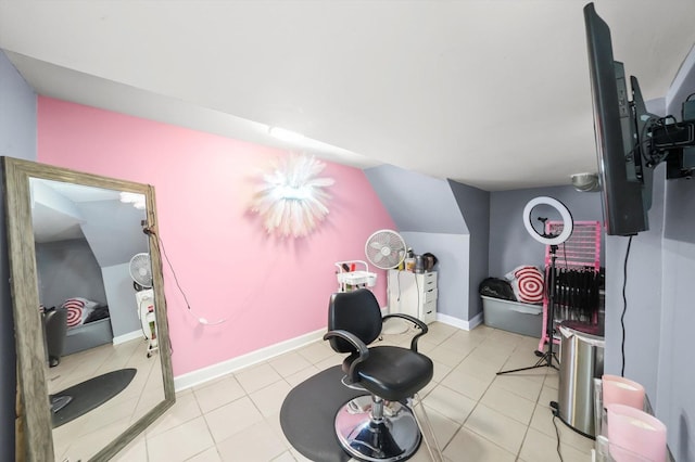 7144 S Champlain Ave, Chicago, IL 60619 - exercise room with lofted ceiling and baseboards