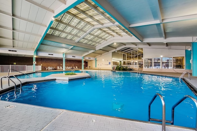 3843 Appian Way, Glenview, IL 60025 - view of indoor pool
