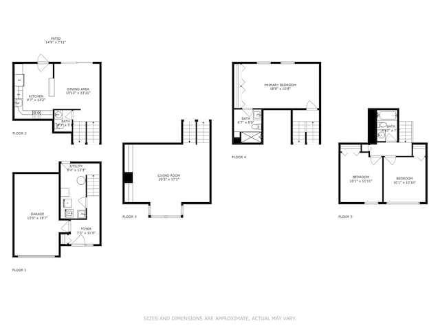 3843 Appian Way, Glenview, IL 60025 - view of property floor plan